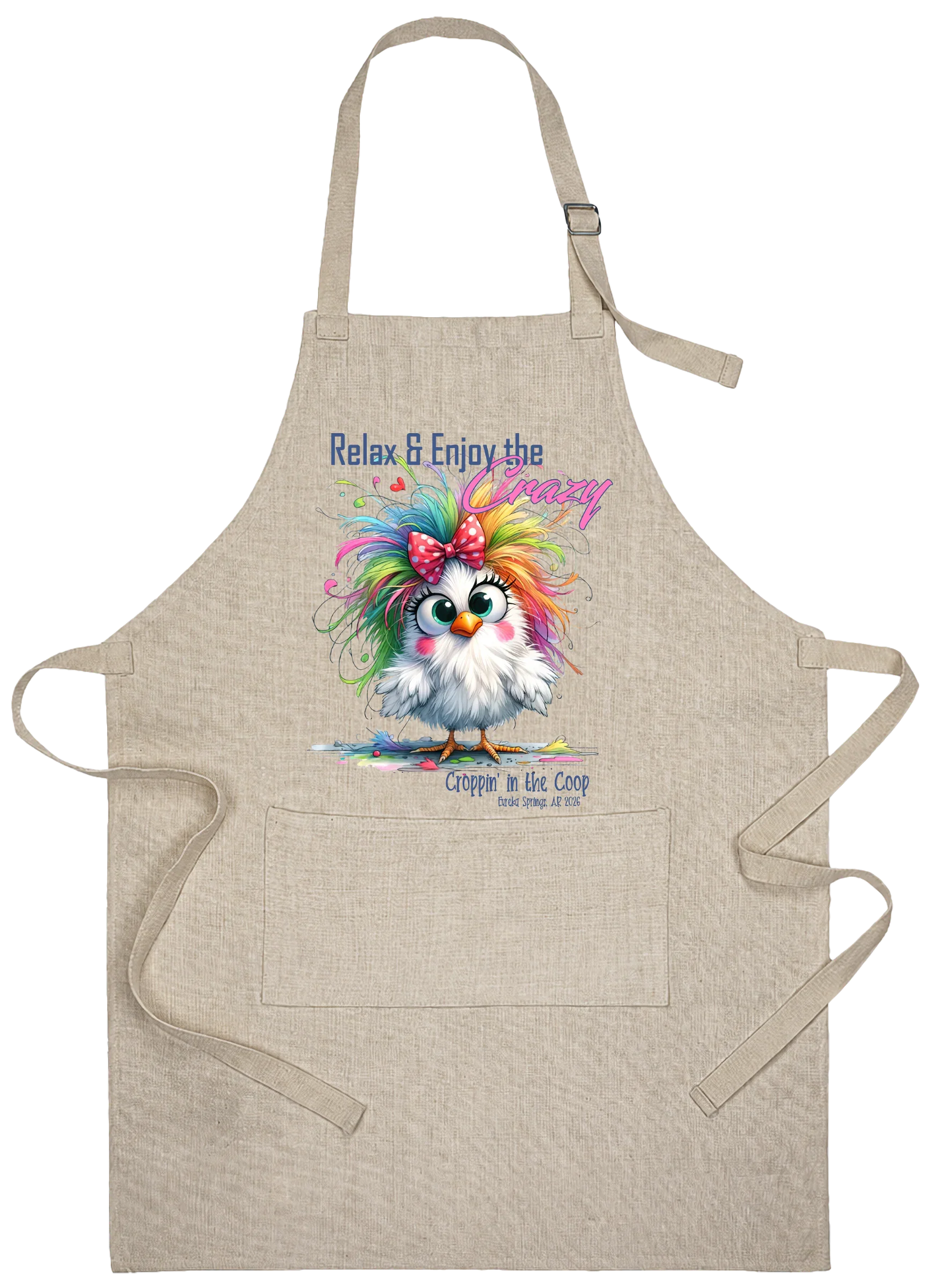 Croppin' in the Coop apron