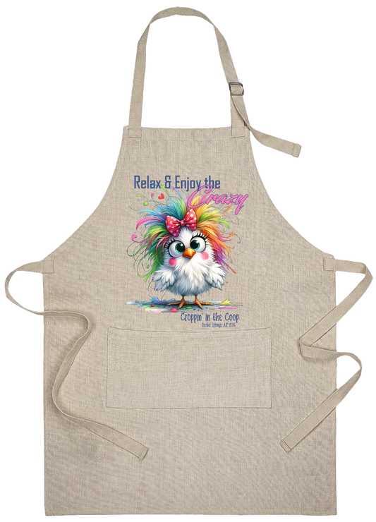 Croppin' in the Coop apron