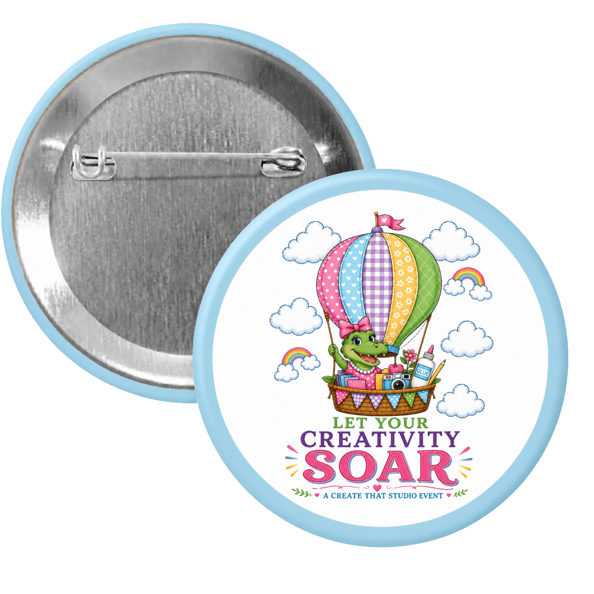Let Your Creativity Soar button mockup