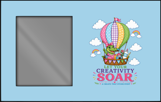 Let Your Creativity Soar picture frame landscape mockup
