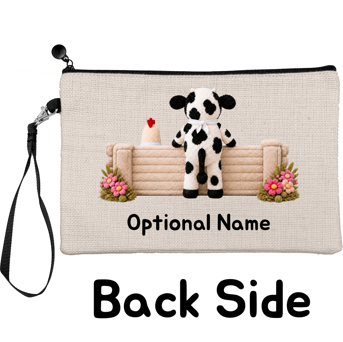 Old McDonald Had A Farm Tool Bag optional back-side design with optional name