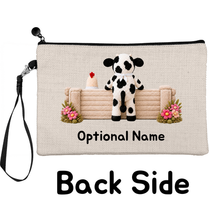 Old McDonald Had A Farm Tool Bag optional back-side design with optional name
