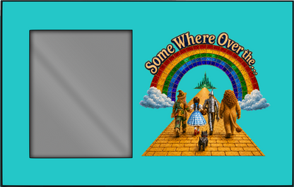 SOTR26 Picture Frame - Landscape - Bright Turquoise
