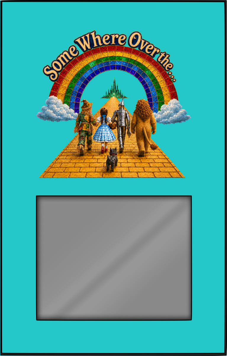 SOTR26 Picture Frame - Portrait - Bright Turquoise