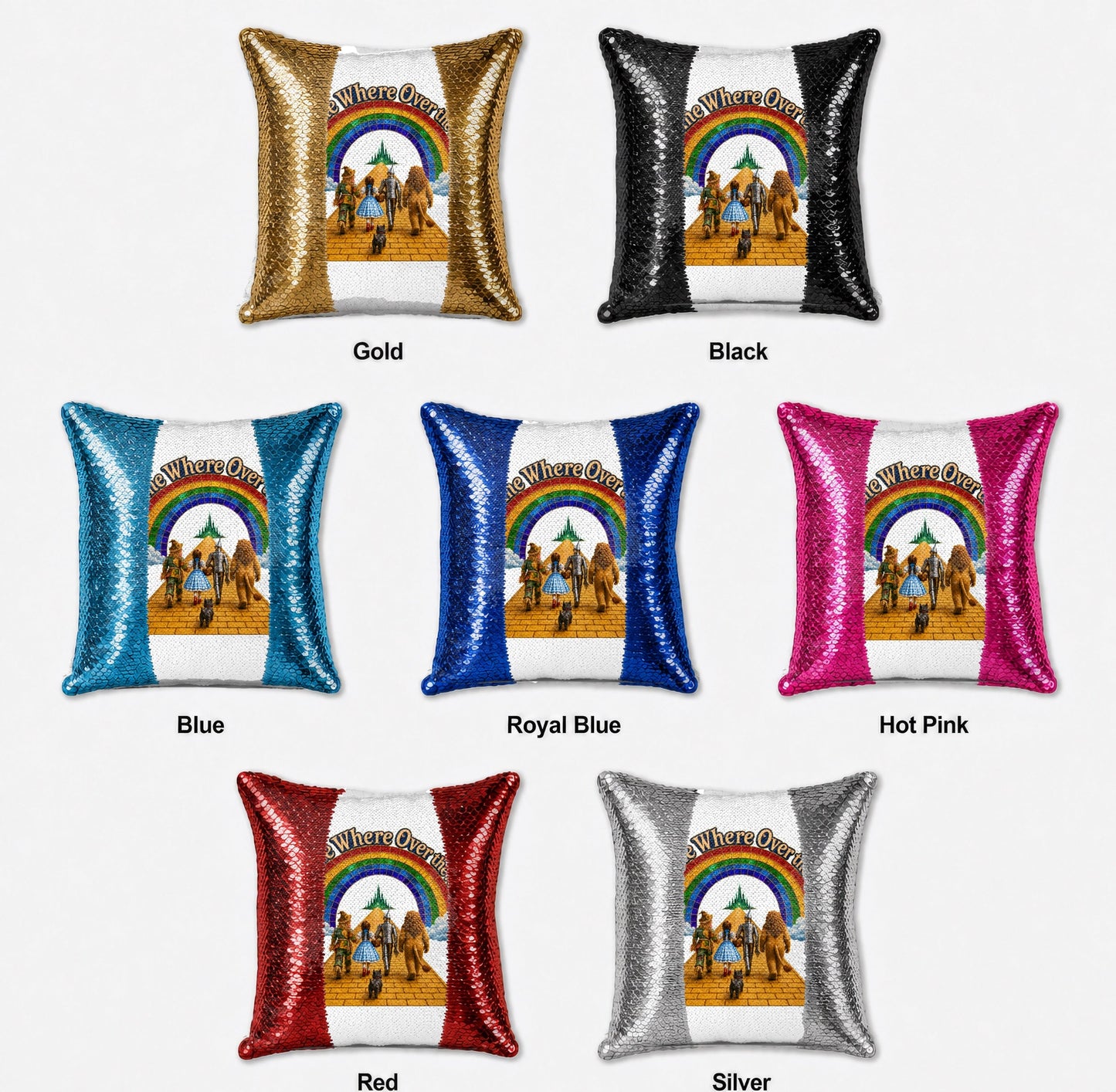 SOTR26 Sequin Pillow color choices